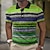 cheap 3D Polos-Men&#039;s Outdoor Striped Graphic Polo Shirt