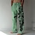 abordables Pants-Hombre Pantalones Pantalones de verano Pantalones de playa Correa Cintura elástica Impresión 3D Estampados Comodidad Casual Diario Festivos Ropa de calle Hawaiano Azul Piscina Verde Trébol