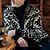 billige Cardigan Sweaters-Mand Bluse Cardigan Cardigan Sweater Sweater jakke Tyk Strikke Normal Jacquard Vævning Knaphul Dagligdagstøj Tøj Efterår vinter Sort M L XL