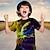billige T-shirts &amp; Trøjer til Drenge-Drenge 3D Grafisk Bil T-shirt Kortærmet 3D-udskrivning Sommer Forår Aktiv Sport Mode Polyester Børn 3-12 år udendørs Afslappet Daglig Regulær
