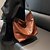 billige Handbags &amp; Totes-Herre Dame Crossbody taske PU Læder bucket poser Handle ind Daglig Justérbar Stor kapacitet Holdbar Helfarve Mørkebrun Sort Hvid