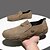 abordables Zapatos de Hombre-Hombre Zapatos de taco bajo y Slip-On Tallas Grandes Zapatos hechos a mano Zapatos Beck Zapatos Confort Casual Exterior Diario Satén Transpirable Mocasín Color arena Negro Marrón Verano