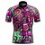 abordables Ropa de ciclismo-21Grams Hombre Manga Corta Maillot de Ciclismo Bicicleta Camiseta con 3 bolsillos traseros Transpirable Secado rápido Dispersor de humedad Bandas Reflectantes MTB Bicicleta Montaña Ciclismo Carretera