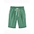 abordables Shorts-Mujer Pantalones Color puro Básico Casual Hogar Diario Poliéster Verano Bleu Ciel Verde Hierba