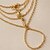 cheap Women&#039;s Jewelry-Elegant Gold Alloy Layered Bracelet for Women
