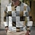 billige 3D Polos-Herre POLO T-skjorte Golf skjorte Grafiske trykk Geometri Aftæpning Gul Rosa Blå Lilla Grønn utendørs Gate Langermet Trykt mønster Klær Mote Designer Fritid Pustende