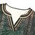 billige Super Sale-kvinders afslappede kjole skiftekjole midikjole grøn halværmet blomsterprint efterår forår sommer v-hals 2023 s m l xl xxl 3xl