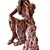 cheap Maxi Dresses-Classic Floral Maxi Swing Dress for Women