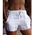 abordables Shorts-Mujer Pantalón corto Algodón Blanco Moda Borlas Bolsillos laterales Casual Diario Corto Microelástico Plano Comodidad S M L XL 2XL