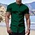 economico Short Sleeve-Per uomo maglietta T-shirt A V Liscio Strada Da mare Maniche corte Abbigliamento Di tendenza Originale Essenziale