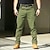 abordables Pantalons Cargo-Homme Pantalon Cargo Pantalon Plein Multi poche Vestimentaire Extérieur Casual du quotidien Mode Classique Noir Vert Véronèse