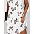 cheap Mini Dresses-Women&#039;s Casual Dress Floral Lace Dress Summer Dress Strap Lace Print Mini Dress Outdoor Daily Active Fashion Regular Fit Sleeveless Black White Summer Spring S M L XL XXL