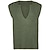 cheap Pullover Sweaters-Men&#039;s Daily Y Neck Solid Color Knitted Sweater Vest