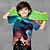 billige T-skjorter og skjorter til gutter-Gutt T skjorte Kortermet T skjorte Grafisk Dyr Dinosaur Aktiv Sport Mote 3D-utskrift utendørs Avslappet Daglig Polyester Crewneck Barn 3-12 år 3D-trykt grafikk Normal Skjorte