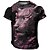 preiswerte Short Sleeve-Herren T Shirt Graphic Tier Rundhalsausschnitt Bekleidung 3D-Druck Outdoor Täglich Sport Kurzarm Bedruckt Vintage Modisch Designer