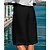 abordables Shorts-Mujer Perneras anchas Algodón Plano Negro Gris Moda Longitud de la rodilla Calle Vacaciones