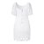 cheap Casual Dresses-Women&#039;s Party Dress Lace Dress Semi Formal Dress Mini Dress White Pure Color Short Sleeve Summer Spring Fall Lace Fashion U Neck Spring Dress 2023 S M L XL