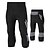 cheap Cycling Clothing-TRYSIL Men&#039;s Cycling 3/4 Tights Bike Mountain Bike MTB Road Bike Cycling Pants / Trousers Sports Black Black Silver Polyester Breathable Clothing Apparel Bike Wear / Micro-elastic