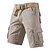 abordables Shorts-Homme Short Cargo Short Shorts de Randonnée Plein Cordon de jambe Multi poche Longueur genou Vestimentaire 100% Coton Casual du quotidien Vacances Sportif Mode Armée jaune Vert herbe