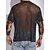 cheap Short Sleeve-Contemporary Men&#039;s Basic Glitter Tee Shirt
