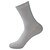billige Men&#039;s Socks-Herre 3 Par Besætningssokker Sølvgrå Sort Farve Vanlig Afslappet Daglig Basale Medium Sommer Forår Efterår Åndbart