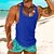 abordables Tank Tops-Homme Débardeur Top Maillot de Corps T-shirt sans manches Col Ras du Cou Plein Sport &amp; Loisir Athleisure Sans Manches Vêtement Tenue Mode Vêtement de rue Muscle