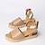 cheap Linen Shop-Minimalist Women&#039;s Faux Leather Plus Size Sandals