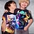 cheap Boys&#039; Tees &amp; Blouses-Kids&#039; Polyester Cartoon Dinosaur 3D Printed T Shirt