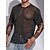 cheap Short Sleeve-Contemporary Men&#039;s Basic Glitter Tee Shirt