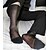 cheap Men&#039;s Socks-Men&#039;s 2 Pairs Socks Crew Socks Sheers Black+Smoky Gray Black Color Plain Casual Daily Basic Medium Summer Spring Fall Stylish Traditional / Classic
