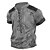 preiswerte Short Sleeve-Herren T Shirt Ständer Graphic Weltkarte Bekleidung 3D-Druck Täglich Sport mit Schnürung Bedruckt Kurzarm Vintage Modisch Designer Stilvoll