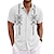 cheap Casual Shirts-Men&#039;s Graphic Printed Casual Linen Shirt