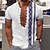 cheap Short Sleeves-Men&#039;s Tribal Print Linen Shirt Streetwear