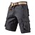 abordables Shorts-Homme Short Cargo Short Shorts de Randonnée Plein Cordon de jambe Multi poche Longueur genou Vestimentaire 100% Coton Casual du quotidien Vacances Sportif Mode Armée jaune Vert herbe