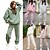 cheap Hoodies &amp; Sweatshirts-Women&#039;s Sweatsuit Activewear Set Yoga Set Pocket Hooded Winter Tracksuit Solid Color Black White Yoga Gym Workout Running Thermal Warm Sport Activewear