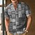 cheap Short Sleeves-Men&#039;s Casual Plaid Graphic Shirt