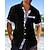 cheap Short Sleeves-Men&#039;s Casual Summer Linen Hawaiian Shirt