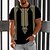 abordables Short Sleeve-Hombre Camiseta Cuello Barco Graphic Bloque de color Patrones de Rombo Ropa Impresión 3D Exterior Diario Estampado Manga Corta Moda Design Étnico