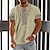 billige Short Sleeve-Herre T-shirt Rund hals Grafisk Farveblok Argyle Tøj 3D-udskrivning udendørs Daglig Trykt mønster Kortærmet Mode Designer Etnisk