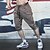 abordables Sweatpants-Hombre Pantalones deportivos Pantalón Corto Running Pantalones Capri Bolsillo Plano Comodidad Transpirable Aptitud física Carrera Gimnasia Deportes Ropa Deportiva Negro Azul Real