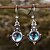 cheap Women&#039;s Jewelry-Thai Silver Moonstone Retro Earrings with Colorful Gems