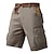 cheap Shorts-Men&#039;s Multi Pocket Cotton Cargo Shorts