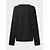 cheap Hoodies &amp; Sweatshirts-Monogram Print Women&#039;s Sweatshirt Pullover