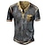 cheap Polos-Men&#039;s Casual Short Sleeve Color Block Polo Shirt