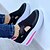 cheap Women&#039;s Sneakers-Women&#039;s Plus Size Pink Platform Slip On Sneakers