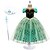 preiswerte Kleider für Babys-kinderkleidung Mädchen Graphic Geometrisch Blume Kleid Kurzarm Elegant Süß Sommer Frühling Tüll-Kleid Grün B. B49 B34