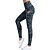 billige Yoga Leggings-Dame Yoga Bukser Mavekontrol Balleløft Hurtigtørrende Sidelommer Yoga Fitness Gym Træning Høj Talje camouflage Leggins Underdele Sort militærgrøn Mørkegrå Vinter Spandex Sport Sportstøj Tynde Elastisk