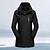 cheap Softshell, Fleece &amp; Hiking Jackets-Women&#039;s Fleece Hoodie Jacket Hiking Jacket Hiking 3-in-1 Jackets Winter Outdoor Thermal Warm Windproof Breathable Solid Color Single Slider 3-in-1 Jacket Top Ski / Snowboard Climbing Camping / Hiking
