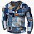 cheap Long Sleeve-Men&#039;s Vintage Casual Henley 3D Print Shirt