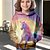 cheap Girls&#039; Tees &amp; Blouses-Girls&#039; Unicorn 3D Print Hoodie Long Sleeve Pink